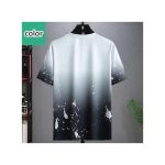 Dou-color Men's 2-in-1 Short Sleeved T-shirt&Shorts Set - Black