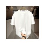 Dou-color Men's 2-in-1 Super Cool Short Sleeve T-shirt - Black And White