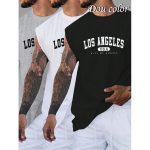 Dou-color Men's Vests 3in1 Tank Top T-Shirt