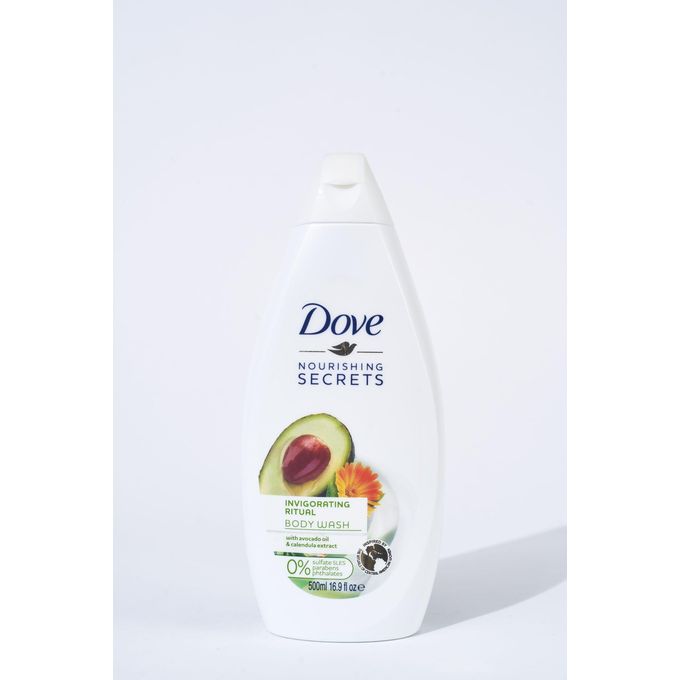 Dove Invigorating Ritual Body Wash With Avocado Oil & Calendula Extract 500 ML