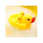 Duck Family Floating Bath Toy Set – 1 Large & 3 Small Ducks