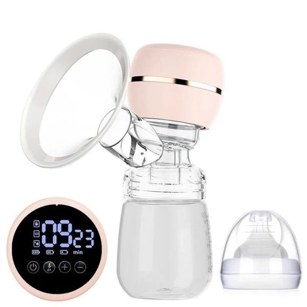 Electric Breast Pump Breast Pump with LED Screen Milk Puller for Breastfeeding Low Noise with 180ml Milk Bottle BPA-free