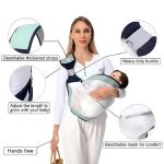 Ergonomic & Ventilated Breathable Baby Carrier - Lightweight & Comfortable for Parents