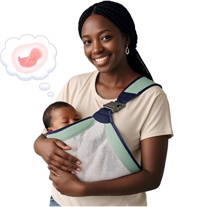 Ergonomic & Ventilated Breathable Baby Carrier - Lightweight & Comfortable for Parents
