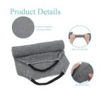 EXFOLIATING BACK SCRUBBER WASH CLOTH STRETCHABLE STRAP NYLON BATH TOWEL