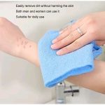 EXFOLIATING BACK SCRUBBER WASH CLOTH STRETCHABLE STRAP NYLON BATH TOWEL