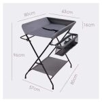 Fancy foldable baby changing station