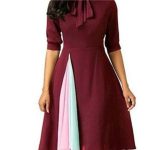 Female Office Long Gowns Dresses Party Ladies Corporate