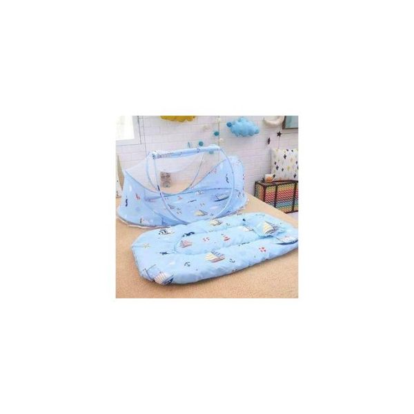 Floral blue Foldable Baby Nest /Sleeping Nest