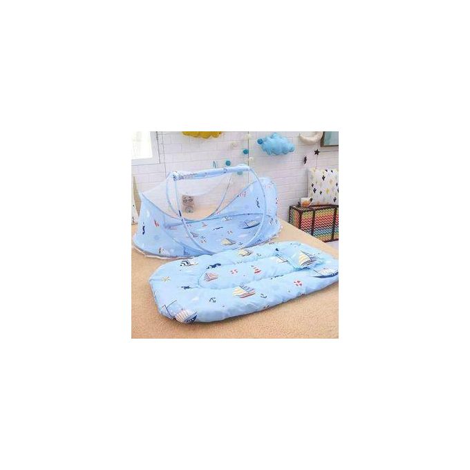 Floral blue Foldable Baby Nest /Sleeping Nest
