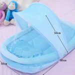 FOLDING TRAVEL INFANT BABY NEST - Baby Blue