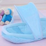FOLDING TRAVEL INFANT BABY NEST - Baby Blue