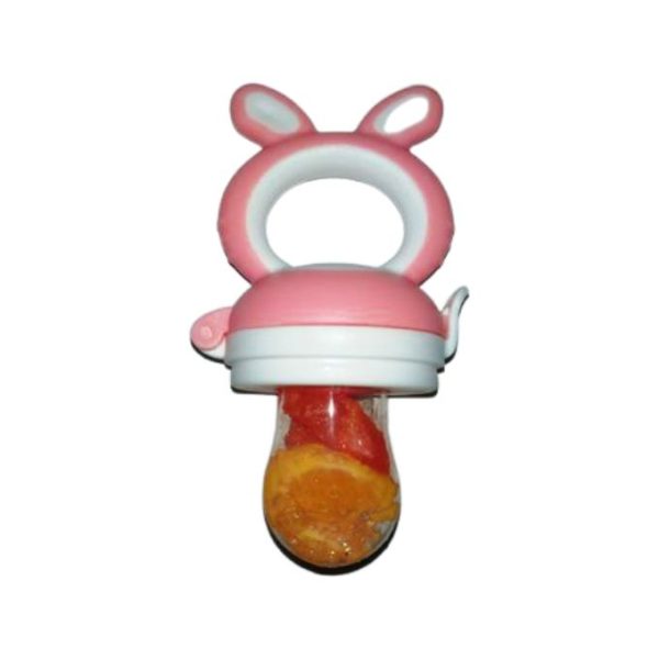 Fruit Pacifier Baby Teether Soft Silicone _Pink