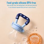 Fun Fruit Teether Silicone Pacifier - Baby Feeding Helper & Soother