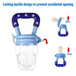 Fun Fruit Teether Silicone Pacifier - Baby Feeding Helper & Soother