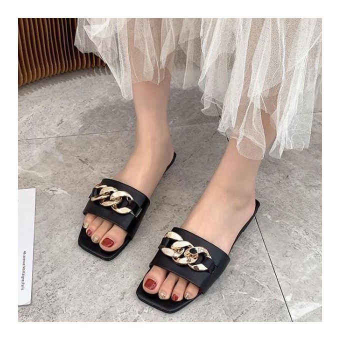 FUXING FASHION Ladies' flat sandals and slippers