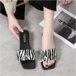 FUXING FASHION Women's flat sandals women slippers