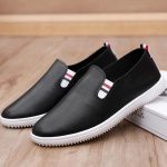 FUXING FASHION Women's Leather Shoes Ladies