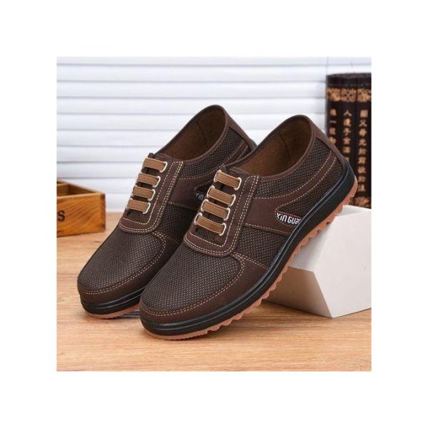 GALUIN Chaussures En Tissu Pour Hommes - Marron