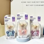 General 2 - Pack Baby Silicone Pacifiers, BPA - Free, Flat pacifier