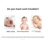 General 2 - Pack Baby Silicone Pacifiers, BPA - Free, Flat pacifier