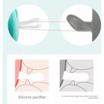 General 2 - Pack Baby Silicone Pacifiers, BPA - Free, Flat pacifier