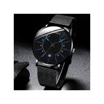 Geneva Fashion Mens Business Minimalist Watches Luxury Ultra Thin