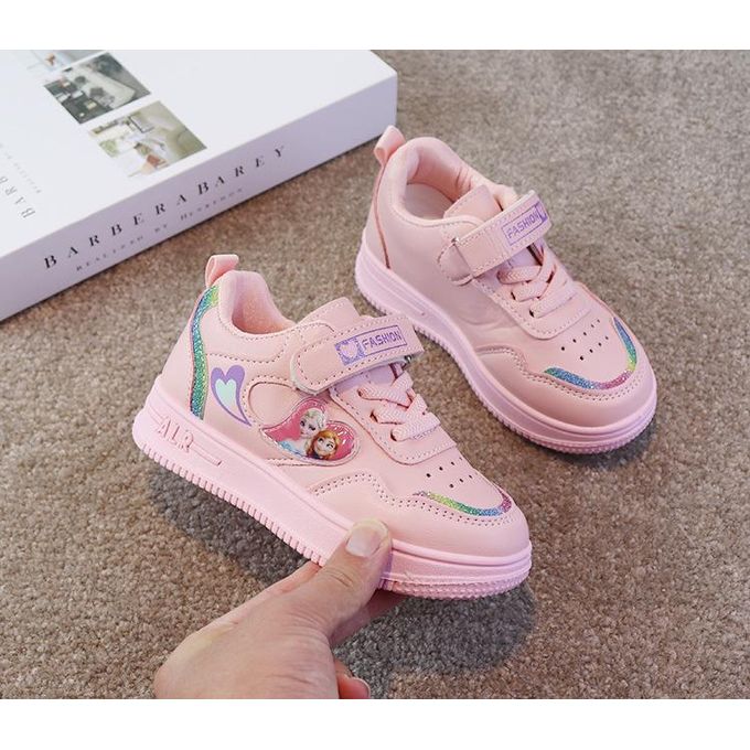 Girl's cartoon themed Elsa sneakers