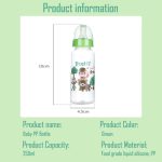 Green 250ml Silicone Baby Bottle - BPA-Free, Anti-Colic & Shatterproof