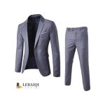 Gukbis Costume Pour Hommes 2 Pièces Costume De Mariage De Luxe Classique, Costume Professionnel