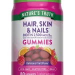 Hair, skin, and nails biotin gummies