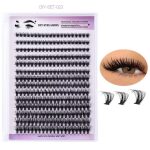 Halal DIY Lash Kit 280pcs - 8-16mm Vegan Clusters, Sweatproof for Wedding & Eid