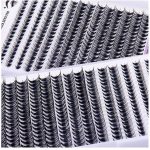 Halal DIY Lash Kit 280pcs - 8-16mm Vegan Clusters, Sweatproof for Wedding & Eid