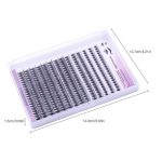 Halal DIY Lash Kit 280pcs - 8-16mm Vegan Clusters, Sweatproof for Wedding & Eid