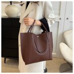 Handbag 2 In 1 Shoulder Bags Women's Bags Tote Bags Large capacity bags Black Underarm Bags Handbag Stylish Commuter Bags For Women A Gift
