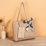 Handbag Beige Underarm Bag Handbag Stylish Commuter Bag Shoulder Bag Silk Scarf Bag Women's Bag Tote Bag For Women A Gift