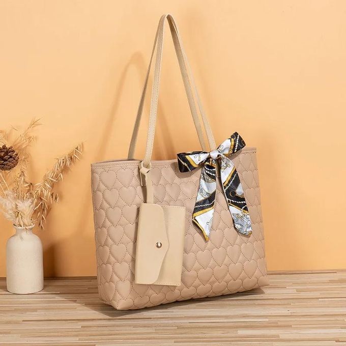 Handbag Beige Underarm Bag Handbag Stylish Commuter Bag Shoulder Bag Silk Scarf Bag Women's Bag Tote Bag For Women A Gift