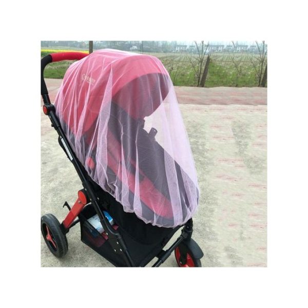 High quality 150cm 5 colors safety pram baby stroller accessories nets stroller mosquito net for carriage general newborn infant(#White）