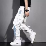 Hip Hop Cargo Pants Men Streetwear Fashion Sweatpants Male Casual Trousers Pants