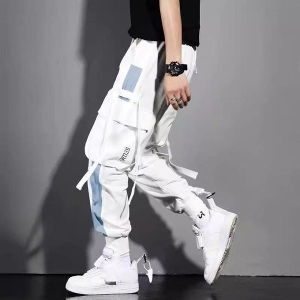Hip Hop Cargo Pants Men Streetwear Fashion Sweatpants Male Casual Trousers Pants