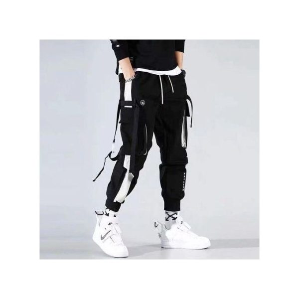 Hip Hop Cargo Pants Men Streetwear Fashion Sweatpants Male Casual Trousers Pants