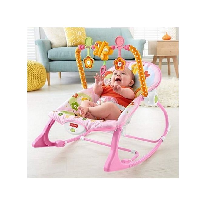 Hu-Baby Infant-To-Toddler Baby Rocker-Pink