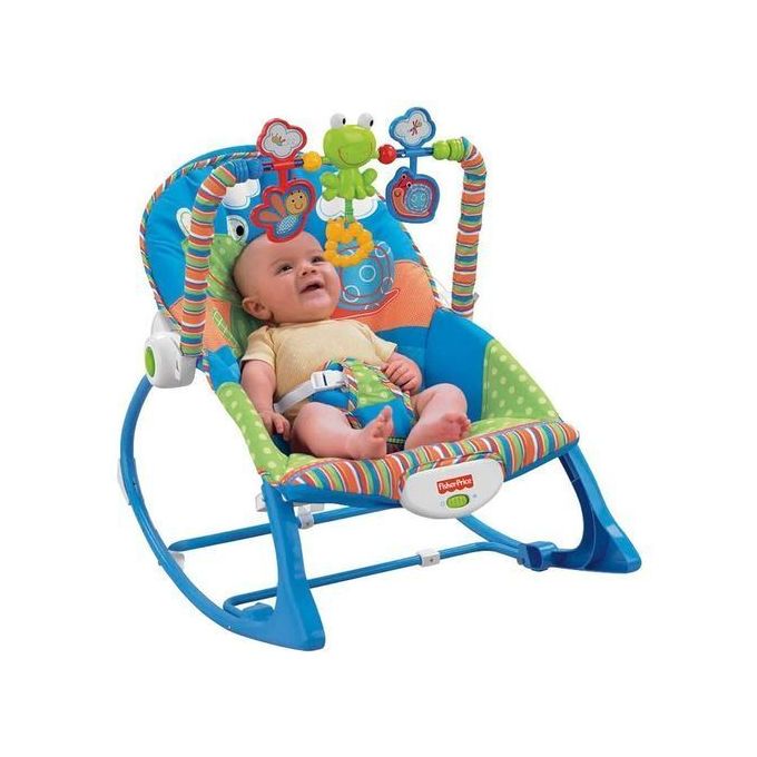 Hu-Baby Trendy Infant Baby Rocker- Blue