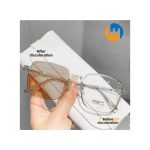 HUAHUA HUAHUA Blue Light Color Changing Glasses With Large Frame And Mild Myopia