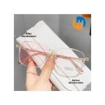HUAHUA HUAHUA Blue Light Color Changing Glasses With Large Frame And Mild Myopia
