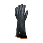 Industrial-Grade Black Rubber Safety Gloves