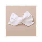 Infant Baby Girl Embroidery Flowers White Short Sleeves Princess Dress