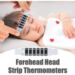 Instant Read Forehead Temperature Thermometer Strips,Reusable Fever Thermometer Strip,Adhesive Checking Thermometer Strip Of Children/Infants/Adults/Elderly People-3pcs