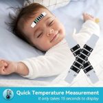 Instant Read Forehead Temperature Thermometer Strips,Reusable Fever Thermometer Strip,Adhesive Checking Thermometer Strip Of Children/Infants/Adults/Elderly People-3pcs