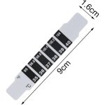 Instant Read Forehead Temperature Thermometer Strips,Reusable Fever Thermometer Strip,Adhesive Checking Thermometer Strip Of Children/Infants/Adults/Elderly People-3pcs